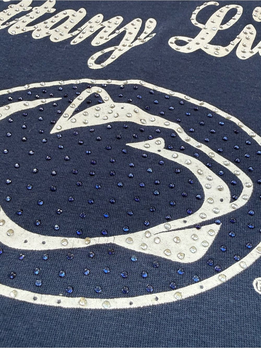 Colosseum Penn State Nittany Lions Sparkle Logo Criss Cross Back Tee Plus XXL - Picture 3 of 9